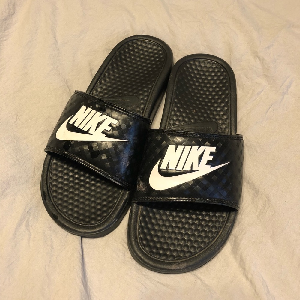 Nike slip on sandals